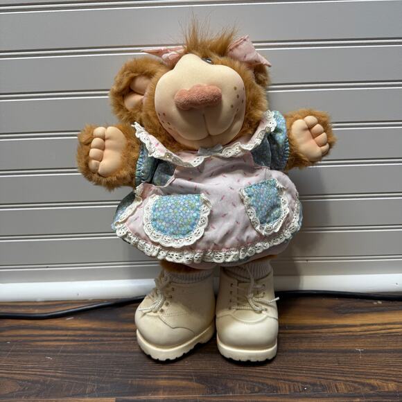 Furskins Bear PERSIMMON 14” By Xavier Roberts-Cabbage Patch - Picture 1 of 10